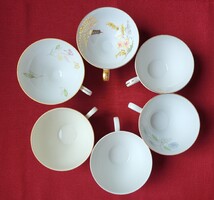 6db Diadem Bareuther Waldsassen Kutschenreuther Bavaria német porcelán csésze csomag kávés teás
