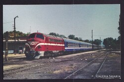 Keszthely vasútállomás 1969, képeslap, (1999. Zékány-Máthé kiadás)