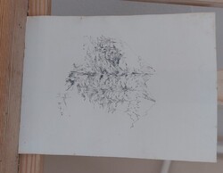 Mircea Velea grafika 23x17 cm + keret