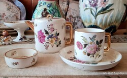 Antik fajansz Waechtersbach kávés készlet egy személyes