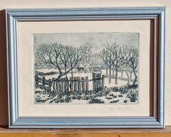 (K) Weisz Zsuzsa (1925-) : Kert