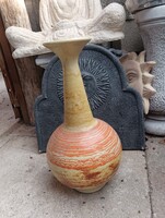 Eredeti Illés László Iparművész Kerámia padló Váza Kézműves Nagy Bauhaus Retró szobor