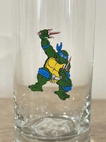 Retro tini ninja teknőc üveg pohár
