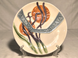 Schütz/Körmöcbánya? 18 cm majolika falitányér