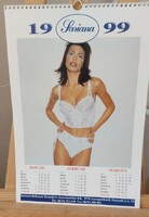 Sariana fehérnemű divat falinaptár