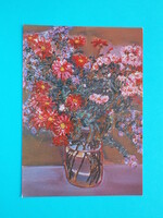 Képeslap (59) - Tenk László - Virágcsendélet