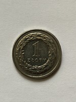 Lengyelország, lengyel 1 zloty érme, 2016