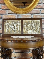 Antik relief, terrakotta dombormű.