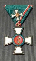 Magyar Köztársasági Érdemrend Polgári Középkereszt Kisdíszítménye Kitüntetés