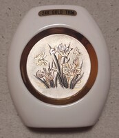 Japán chokin aranyozott váza 24 kt