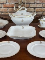 Antik porcelán, étkészlet