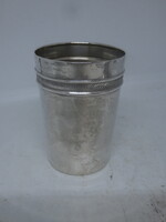 Német ezüst keresztelő pohár