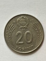 Magyarország, magyar 20 forint érme, 1983