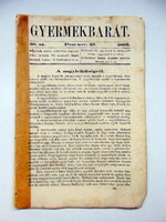 1862 november 27  /  Gyermekbarát  /  Ssz.: 523