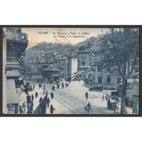 Délvidék,Fiume - Fiumara út és határhíd Olaszország és Jugoszlávia között 1936