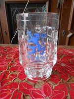 Retro Glass Mug, Löwenbrau
