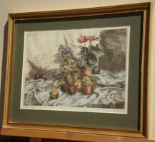 (K) Görög Rezső (1930-2014) : Almás csendélet