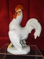 Antik herendi nagyméretű kakas