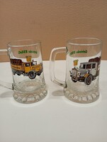 Truck Mugs, 2 Pieces