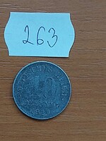 NÉMET BIRODALOM DEUTSCHES REICH 10 PFENNIG 1920 Cink, II. Vilmos 263.