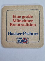 Hacker-Pschorr kétoldalú  söralátét, poháralátét