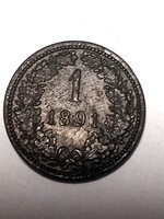 1 Krajcár 1891 approx.