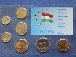 Magyarország különböző évszámú forgalmi sor (7 db) 1 Forint - 100 Forint