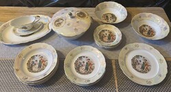 Kahla porcelán 6 személyes étkészlet