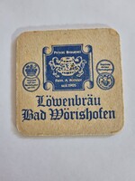 Löwenbräu Bad Wörishofen kétoldalú söralátét, poháralátét