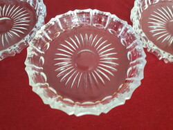 Öntött üveg tálka - hamutál, ékszertartó, poháralátét