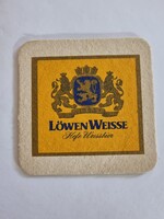 Löwen Weisse kétoldalú söralátét,  poháralátét