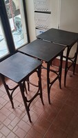 Thonet zsúr asztal szett, 3 db os. Tonett, tonet, thonett