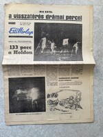 Apollo–11 in the Hungarian press – evening news specials about the days of the moon landing (1969)