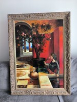 Olajfestmény Adilov Kabul: Várakozás.