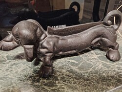 Antik Tacskó formàjú sàrkaparó sàrlehúzó öntöttvas