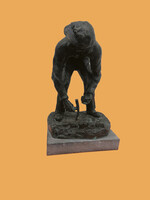Bronz szobor  NAGY (J.Devriese Belga kortárs)
