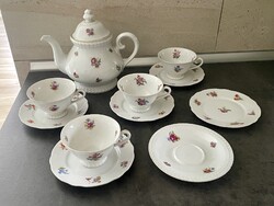 Virágos teás készlet