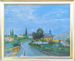 Halvax Gyula  festmény
