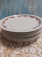 Alföldi szalmavirágos porcelán lapos tányér
