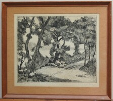 (N) Biai Föglein István (1905-1974) : Vízpart