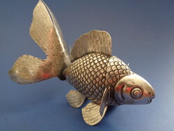 JELZETT VINTAGE KÉZIMUNKA HALFIGURA ,90 -es EZÜST