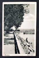 Keszthely Balaton part részlet képeslap Monostory