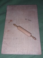 Retro babázós szerepjáték gyúródeszka sodrófával kis háziasszonyoknak EGYBEN a képek szerint