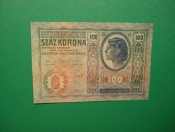 100 korona 1912 DÖ pecséttel, hajtatlan MV