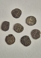 7 db ezüst  Zsigmond parvus lot