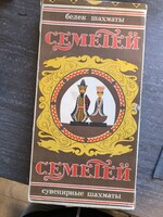 Orosz kézműves sakkkészlet