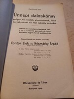 Kontor Elek- Késmárky Árpád Ünnepi daloskönyv