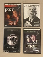 4 DB ALFRED HITCHCOCK - GYÁRI DVD FILM EGYÜTT