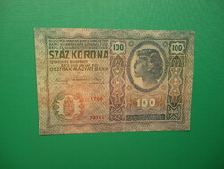 100 korona 1912 bélyegzés nélkül  MV