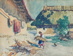 Neogrády Antal - Paraszt udvar